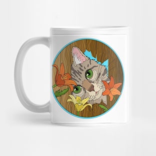 Garden Kitty Cat Mug